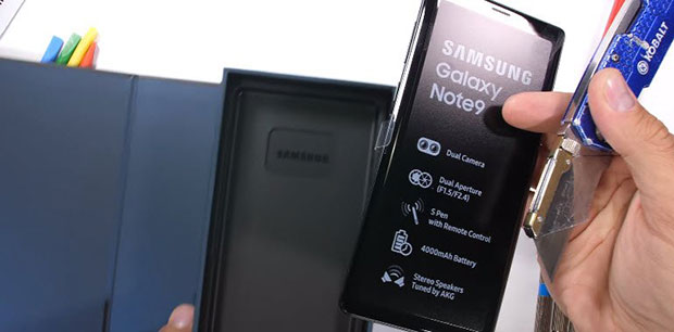 Samsung Galaxy Note9 испытали на прочность и выявили съемные кнопки
