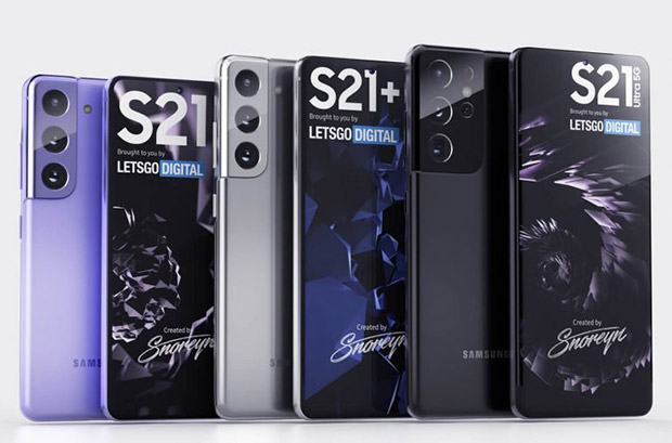 Опубликованы реалистичные 3D-рендеры смартфонов Samsung Galaxy S21