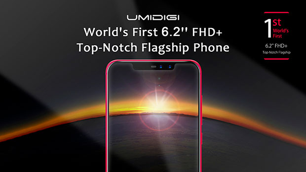 UMIDIGI Z2 — первый в мире 6.2-дюймовый смартфон с выемкой дисплея