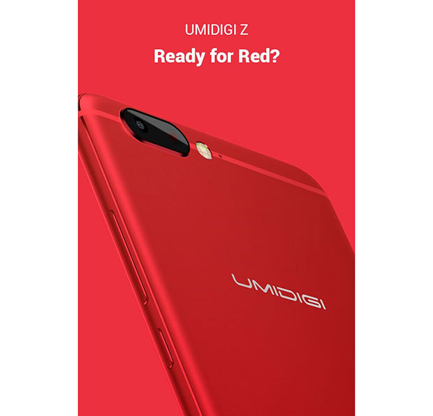 Флагман UMIDIGI Z выпущен в красном цвете
