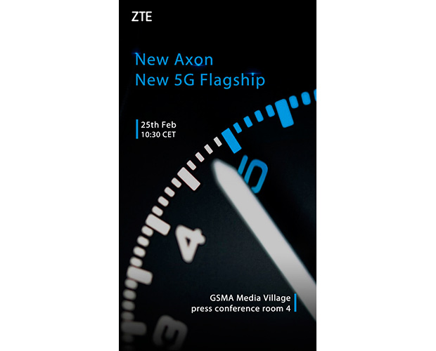 ZTE представит на MWC новый флагман Axon с возможностью подключения 5G