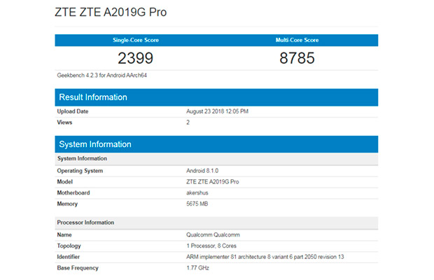 ZTE Axon 9 Pro получит процессор Snapdragon 845