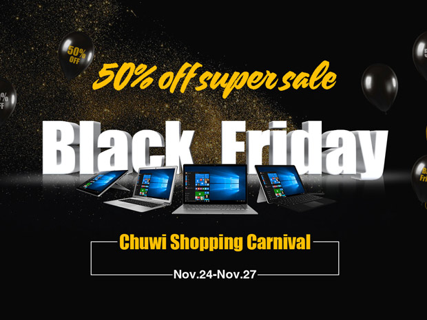 CHUWI распродает свои планшеты и ноутбуки в Черную Пятницу