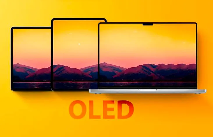 MacBook Pro и iPad Pro следующего поколения будут оснащены новыми OLED-панелями с более высокой яркостью