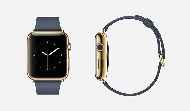 Распаковка смарт-часов Apple Watch из 18-каратного золота