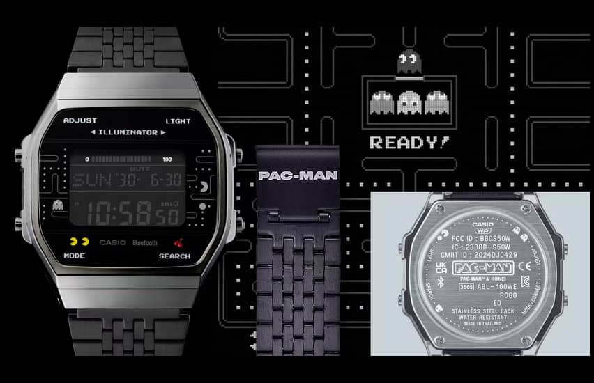 Представлены часы Casio ABL-100WEPC-1B в стиле Pac-Man