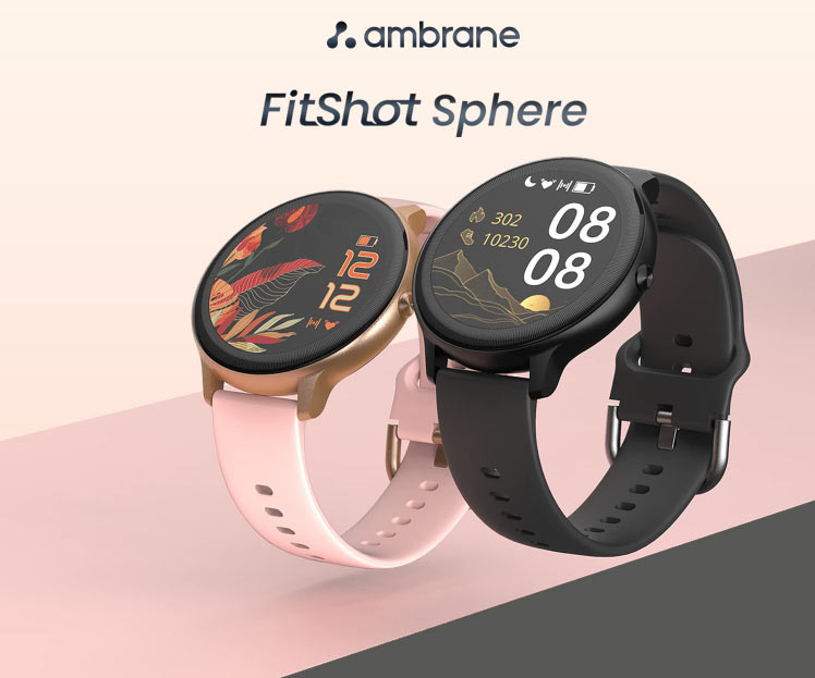 Представлены смарт-часы Ambrane FitShot Sphere
