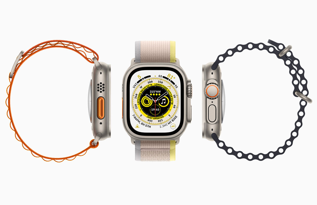 Представлены выносливые смарт-часы Apple Watch Ultra с 49-мм титановым корпусом
