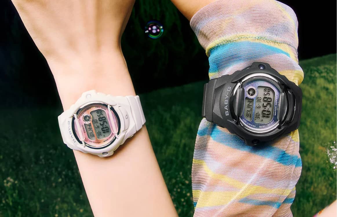 Casio выпустила новые Baby-G в стиле 1990-х: часы получили необычный дизайн и защиту от воды