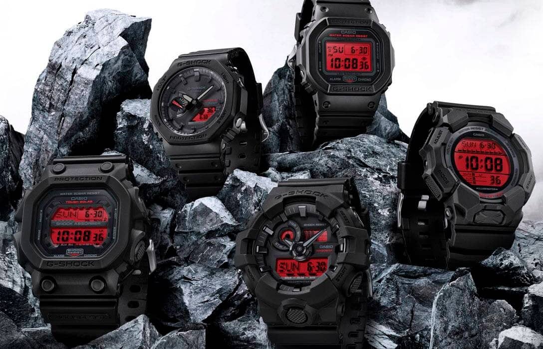 Casio выпустила новую серию классических часов G-Shock