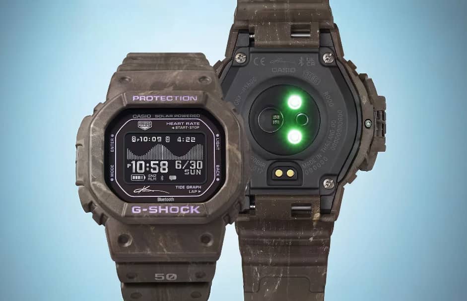Casio представила спортивные часы G-LIDE GBX-H5600KI-5: пульсометр, функции для серферов и солнечная зарядка