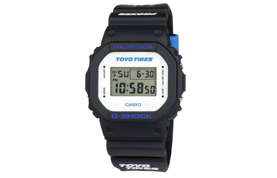 Casio и Toyo Tires выпустили необычные часы G-Shock в стиле автомобильных шин