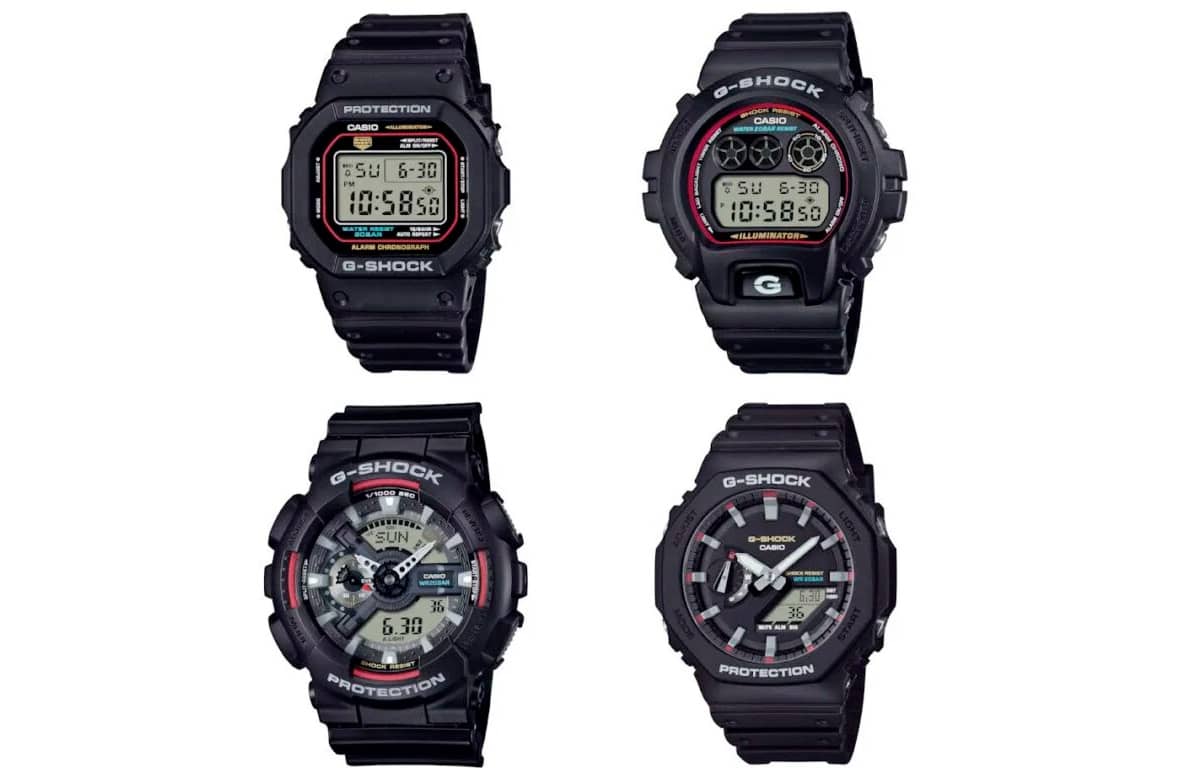 Casio выпустила коллекцию часов G-Shock, посвященную модели DW-5000C