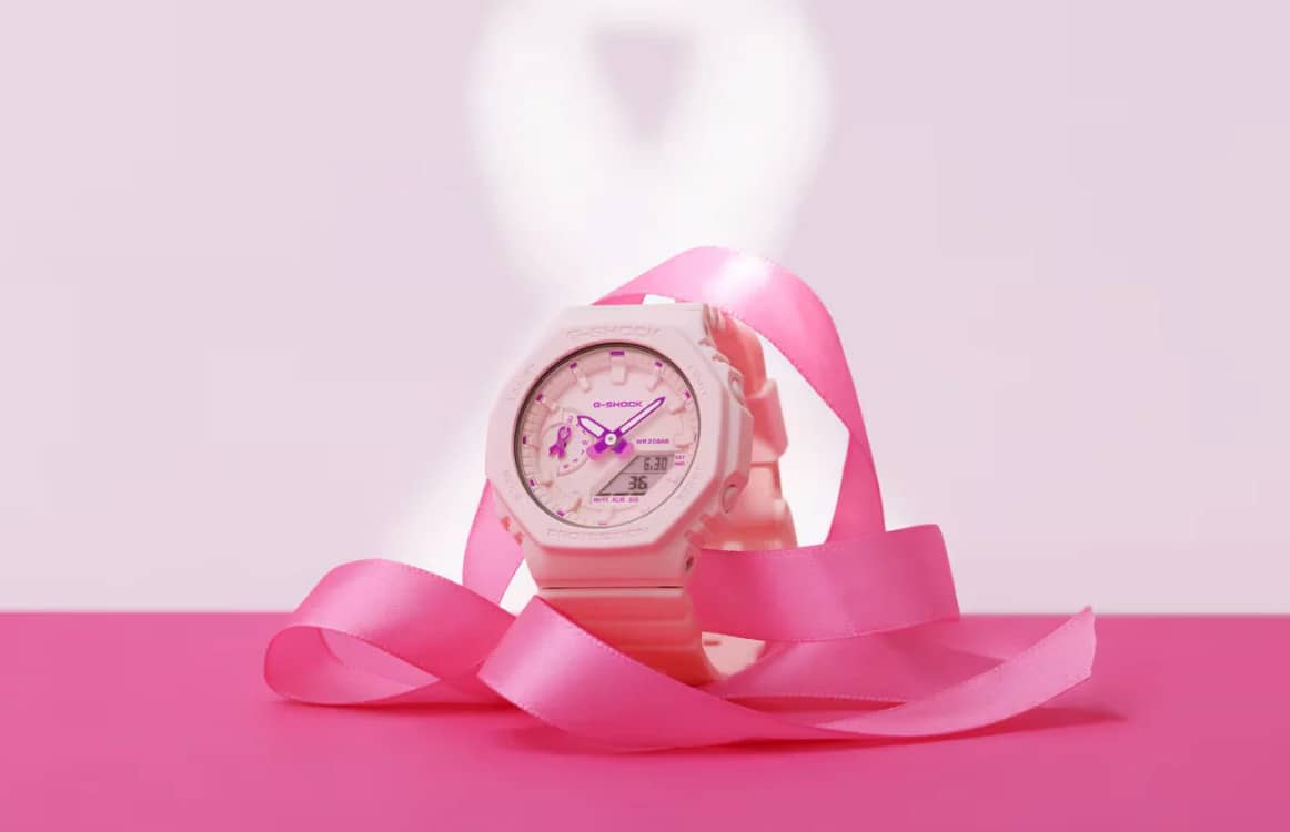Casio выпустила розовые G-Shock в поддержку борьбы с раком груди