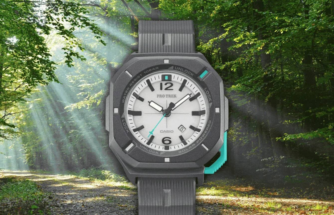 Casio представила компактные часы Pro Trek PRJ01AE-8 с солнечной зарядкой и карабином