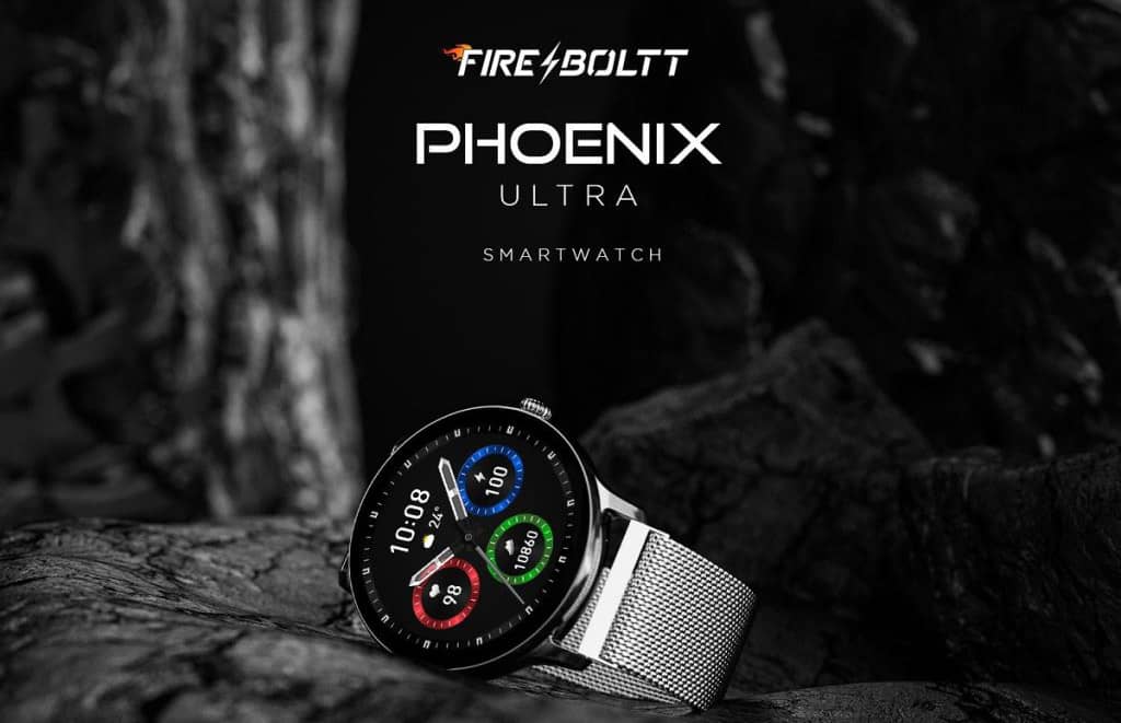 Представлены стильные смарт-часы Fire-Boltt Phoenix Ultra