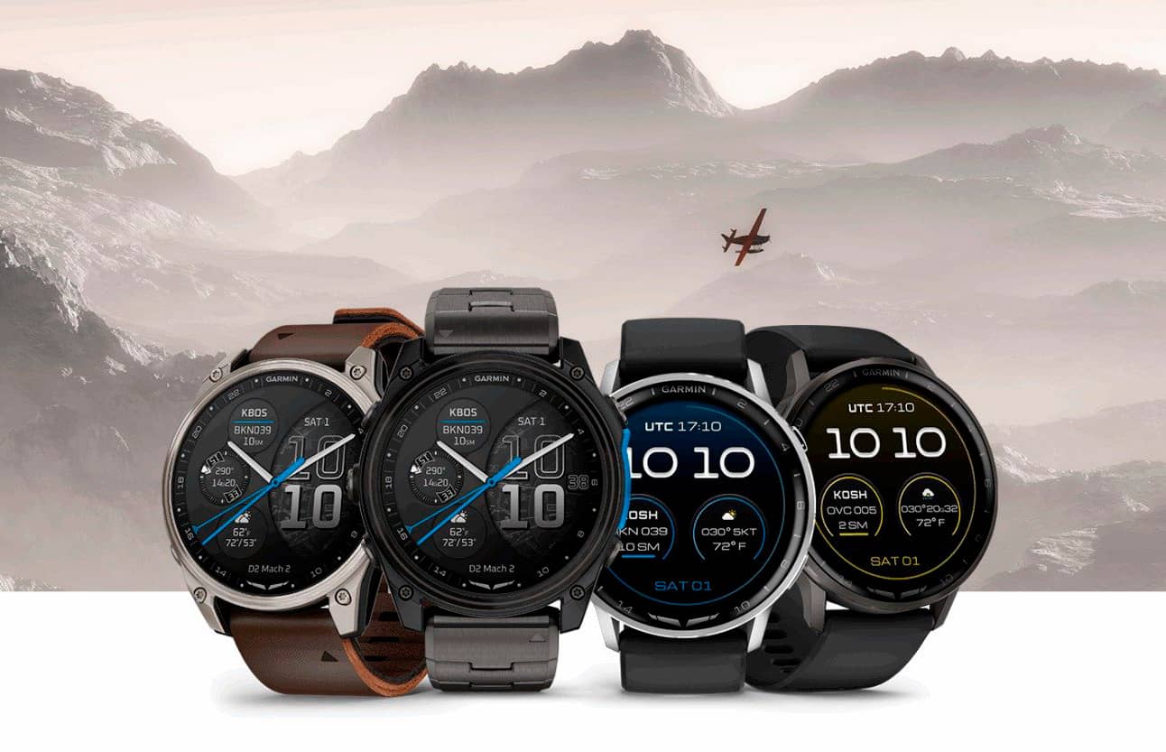 Garmin выпустила авиационные смарт-часы D2 Air X15 и D2 Mach 2