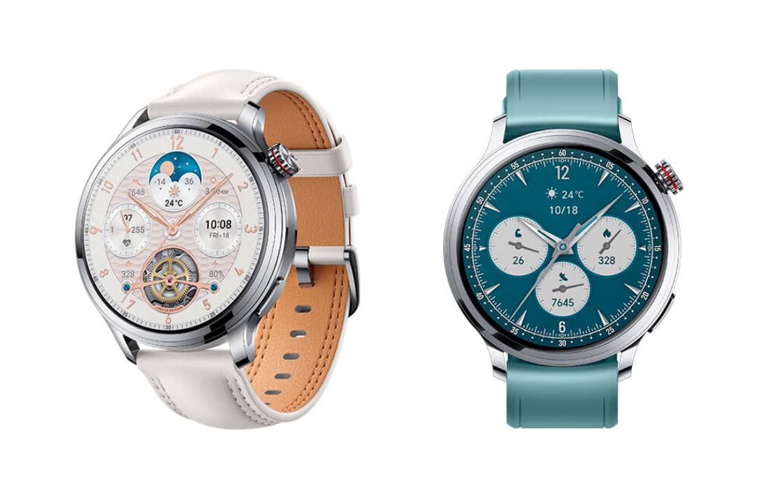 Часы Honor Watch 4 Pro представлены в белом и синем вариантах