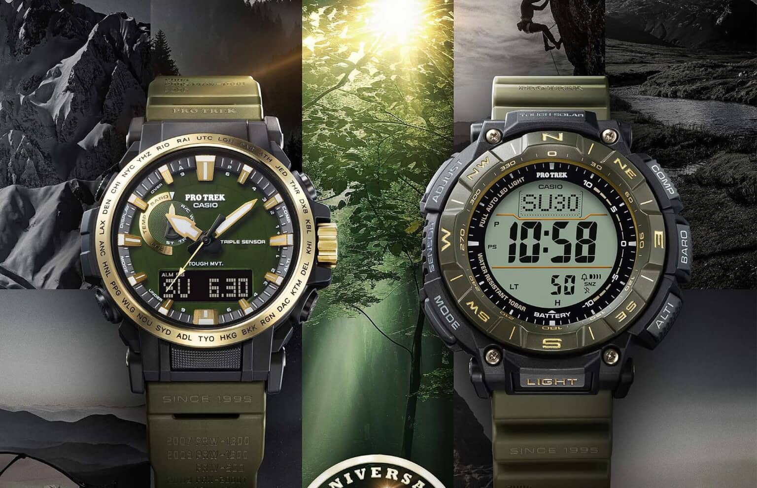 Представлены часы Casio PRW-61ANS-3 и PRG-340ANS-3