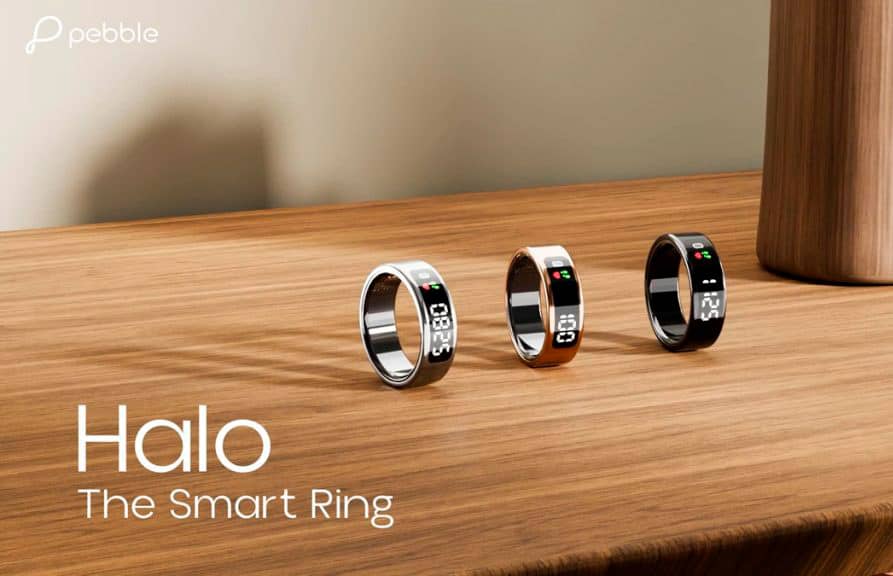 Представлено умное кольцо Pebble HALO с цифровым дисплеем