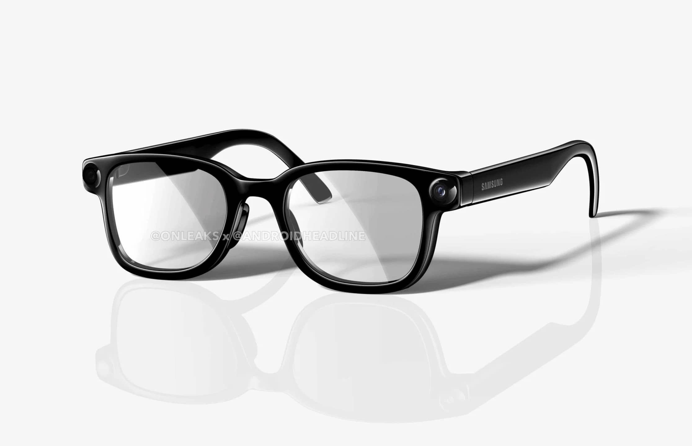 Утечка раскрыла дизайн и управление первыми умными очками Samsung Galaxy Glasses