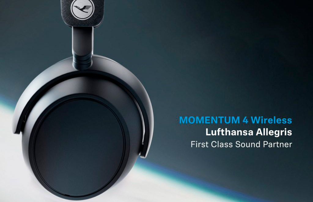 Представлены наушники Sennheiser MOMENTUM 4 Wireless Lufthansa Edition
