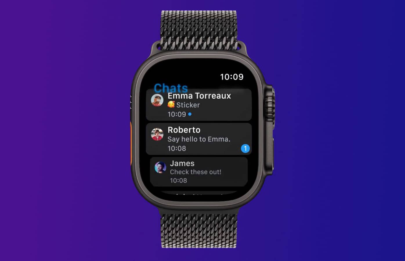 Telegram снова на Apple Watch: вышло новое нативное приложение