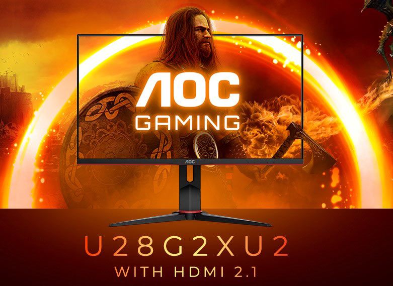 Представлен игровой 4K-монитор AOC U28G2XU2