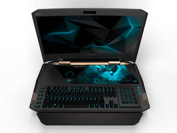 Представлен первый в мире ноутбук с изогнутым дисплеем Acer Predator 21 X
