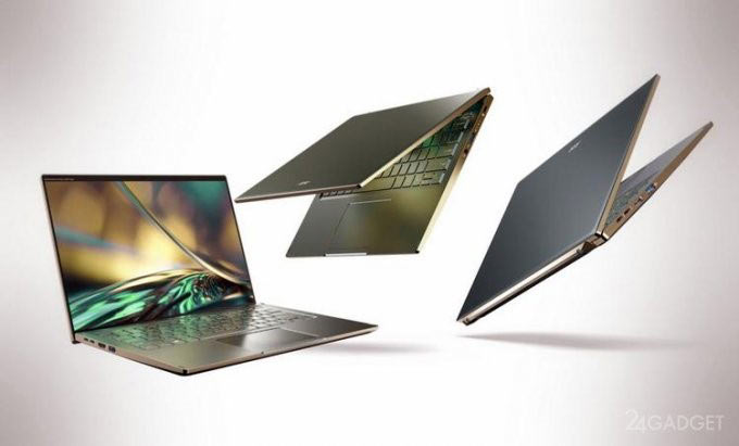 Представлен самый легкий 16-дюймовый ноутбук Acer Swift Edge