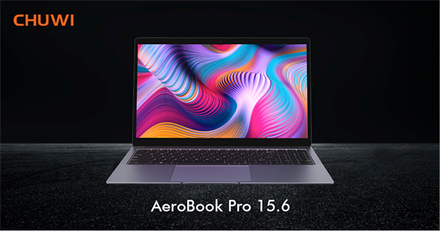 Практическое видео Chuwi AeroBook Pro 15.6 показывает ноутбук со всех сторон