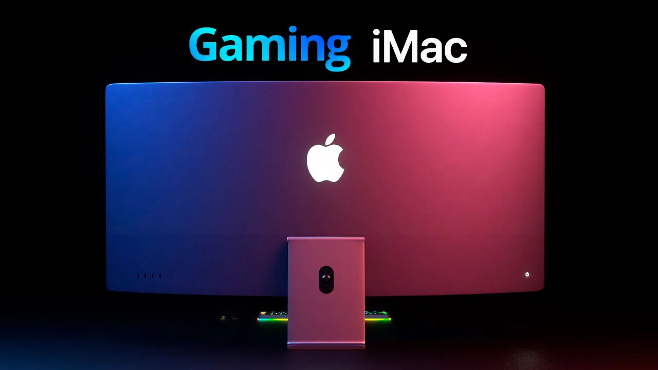 Разработан концепт игрового моноблока Apple iMac