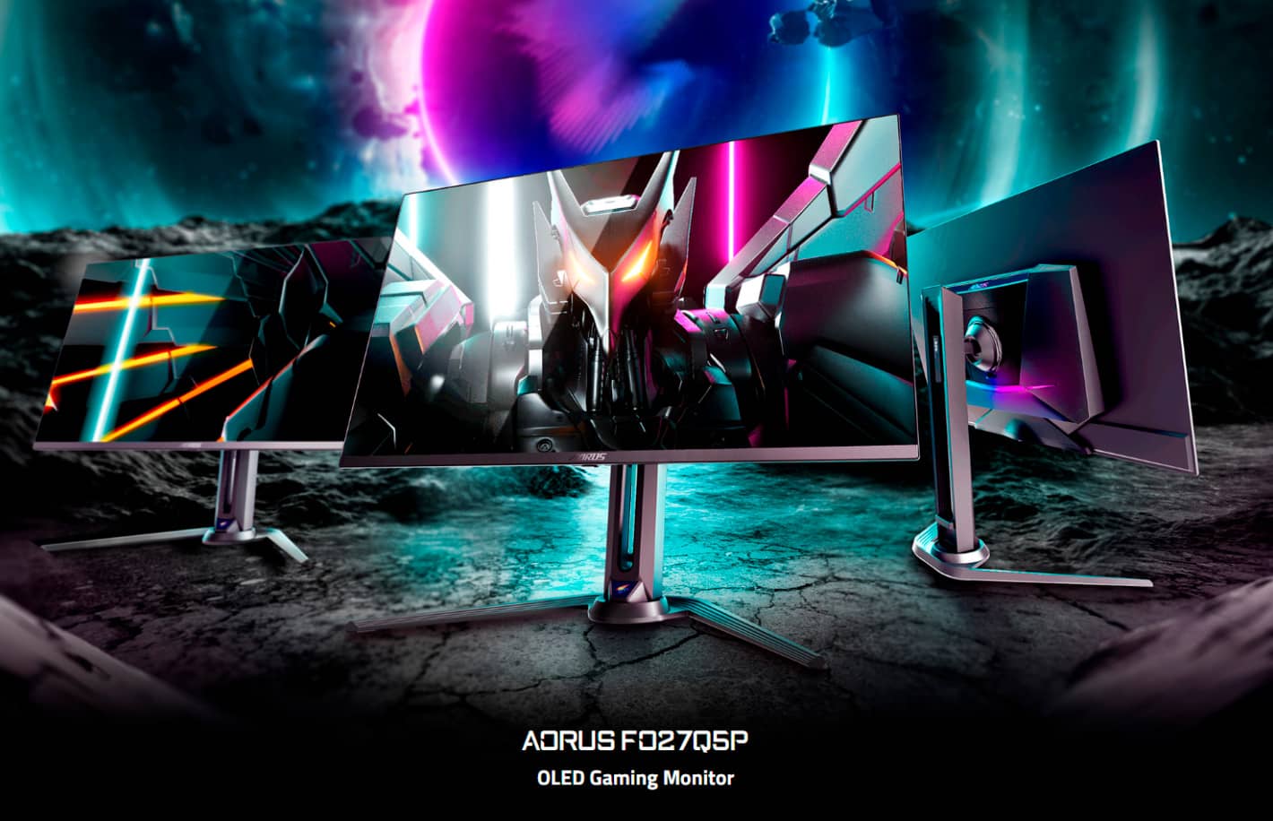 Представлен игровой монитор Gigabyte Aorus FO27Q5P