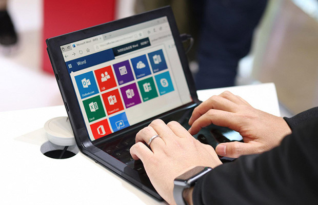 Lenovo показала ноутбук ThinkPad X1 с гибким дисплеем