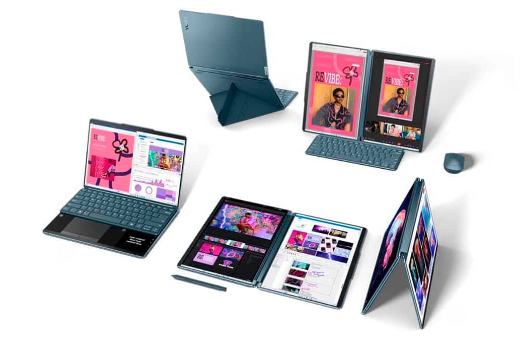 Представлен ноутбук с двумя дисплеями Lenovo Yoga Book 9 13IMU9