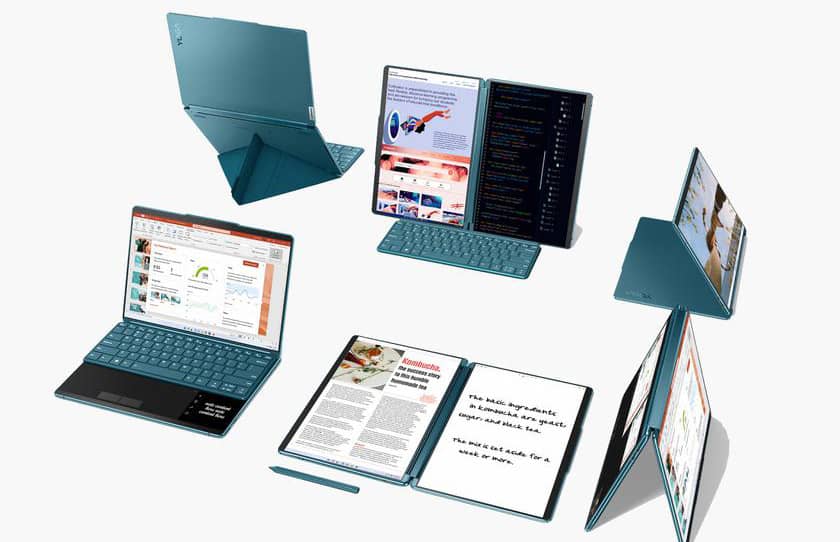 Ноутбук Lenovo Yoga Book 9i с двумя дисплеями вышел на рынки Европы и США