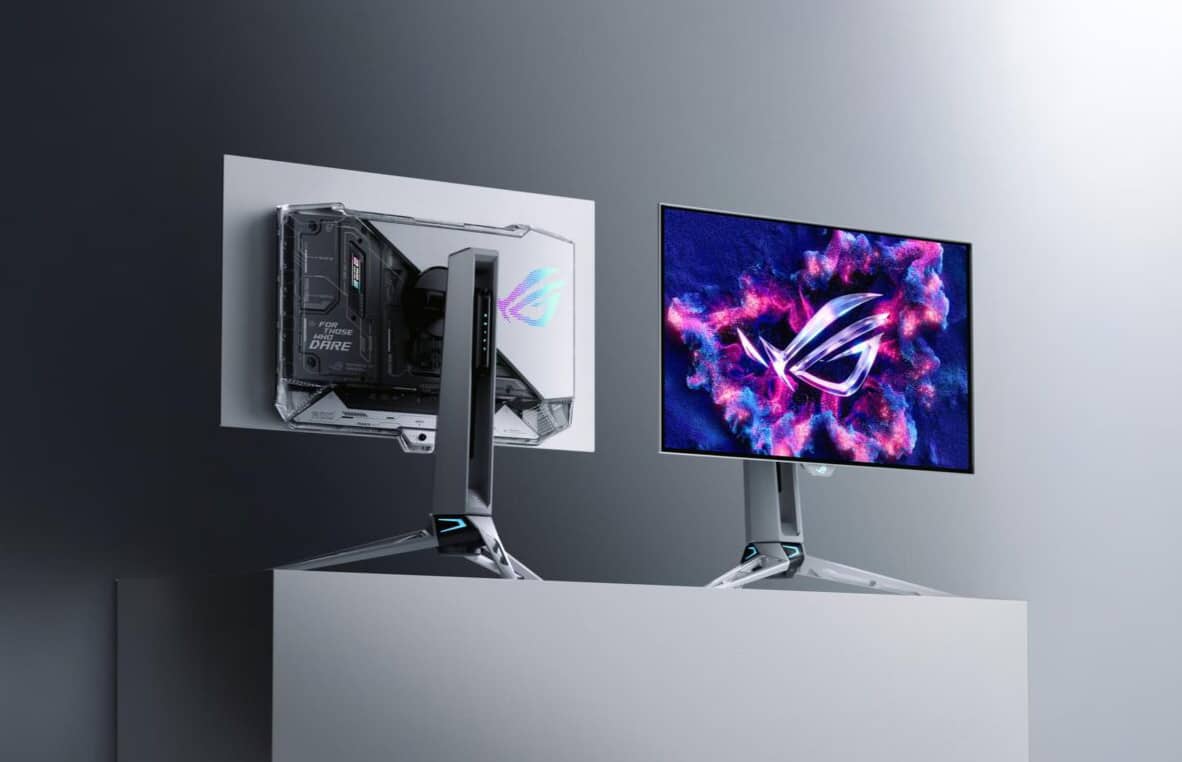 Asus выпустила два новых OLED-монитора ROG для геймеров