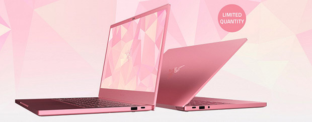Razer выпустила розовый ноутбук Blade Stealth 13