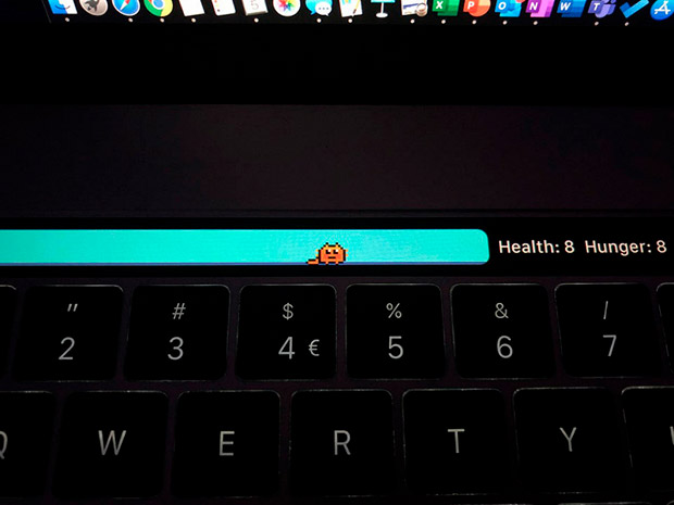 В панель Touch Bar ноутбука MacBook Pro можно поселить питомца-тамагочи