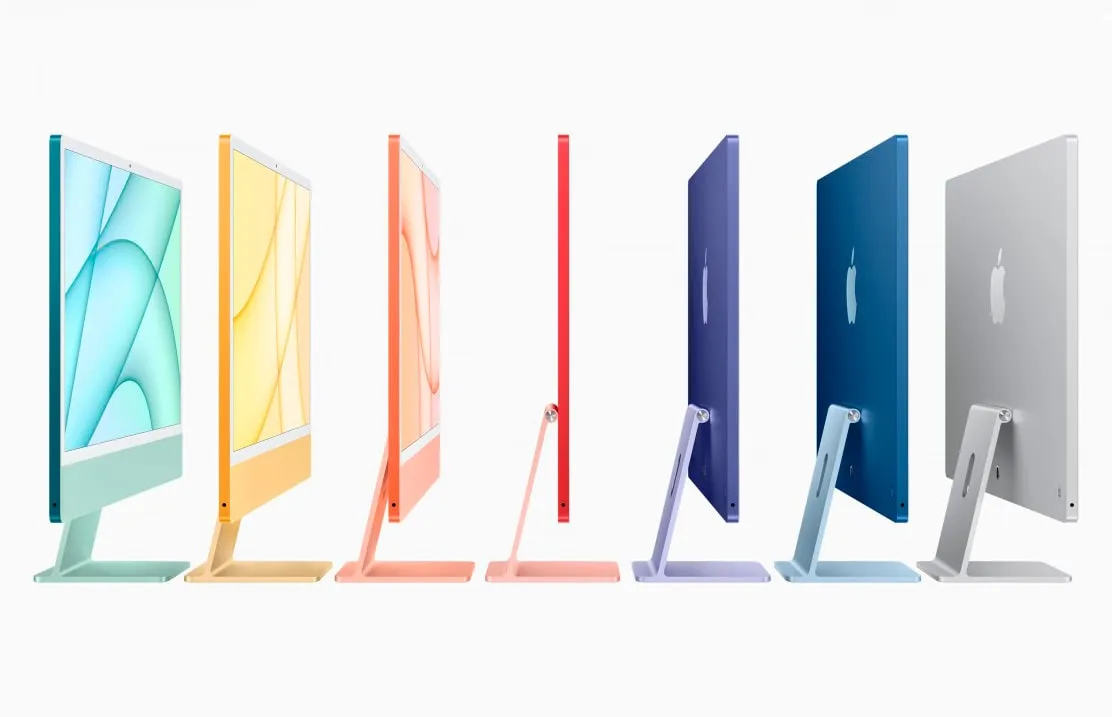 Apple представила новый красочный iMac с чипом M1