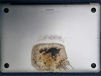 Ноутбук MacBook Pro взорвался, находясь в спящем режиме