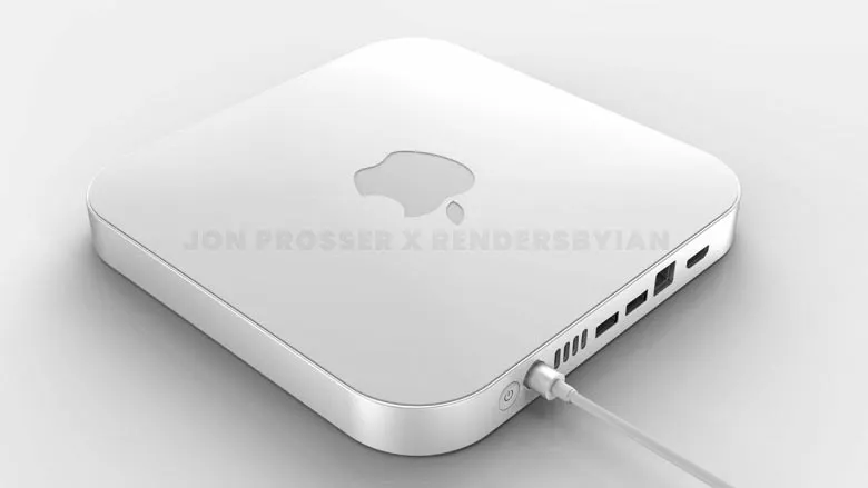 Показаны рендеры будущего Apple Mac mini