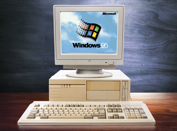 Как подростки реагируют на компьютер с Windows 95