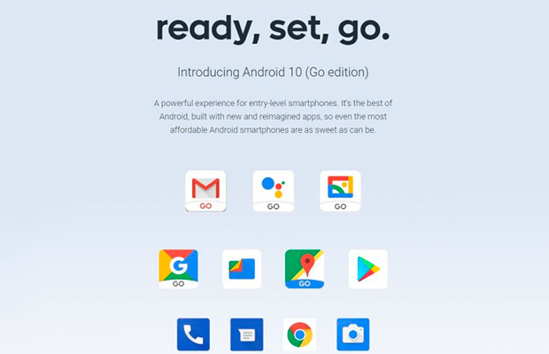 Google выпустила Android 10 Go для бюджетных смартфонов