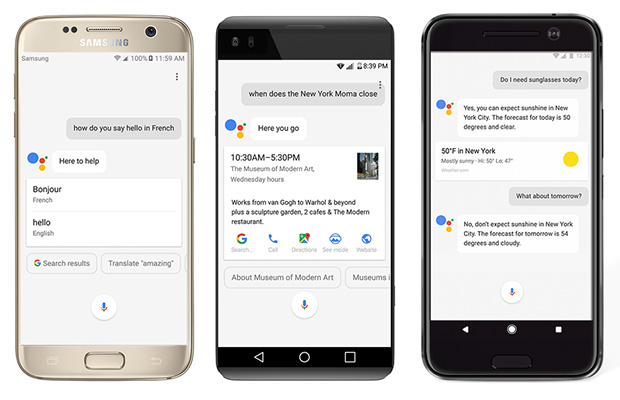 Google Assistant появится на Android-смартфонах в версиях 6.0 и 7.0