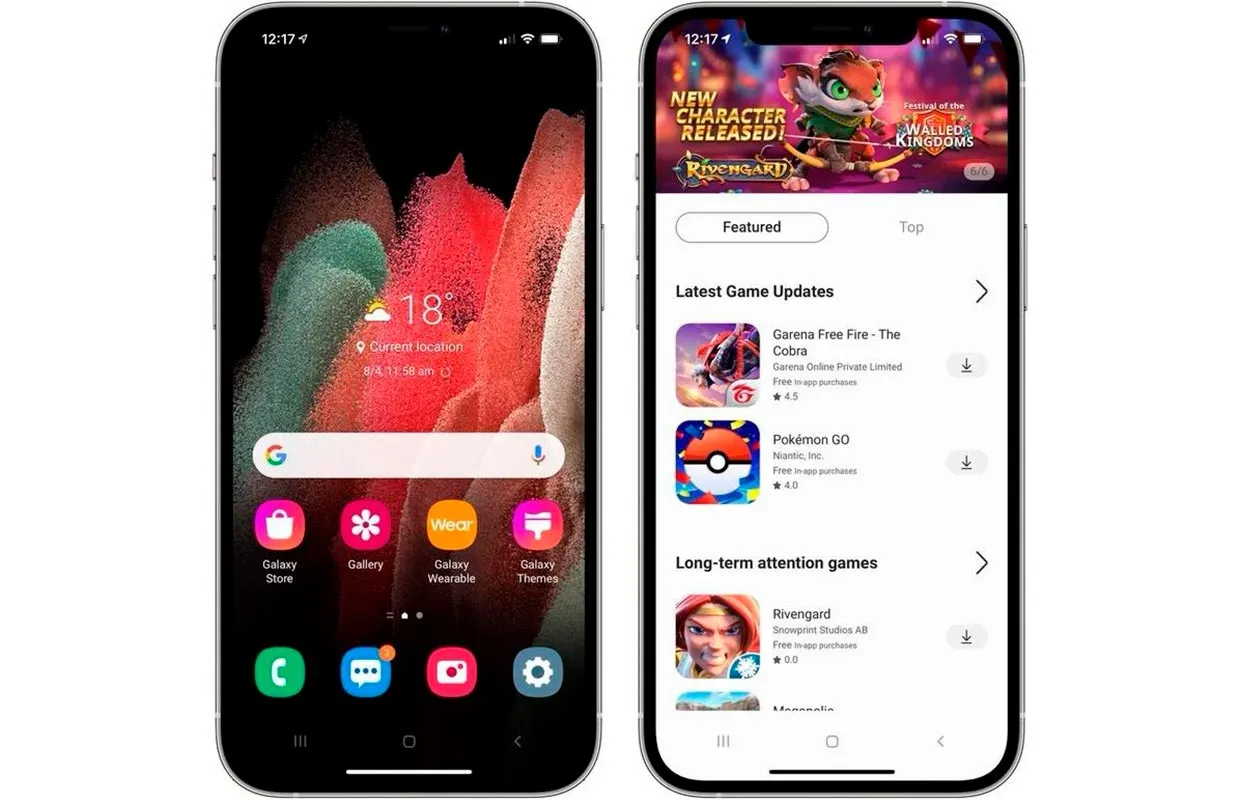 Samsung выпустила приложение, позволяющее узнать, как выглядит Android на iPhone