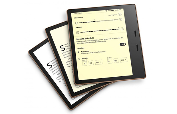 Amazon представила новый Kindle Oasis с регулируемой цветовой температурой дисплея