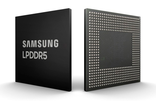 Samsung представила 8 ГБ чипы оперативной памяти LPDDR5 для телефонов следующего поколения