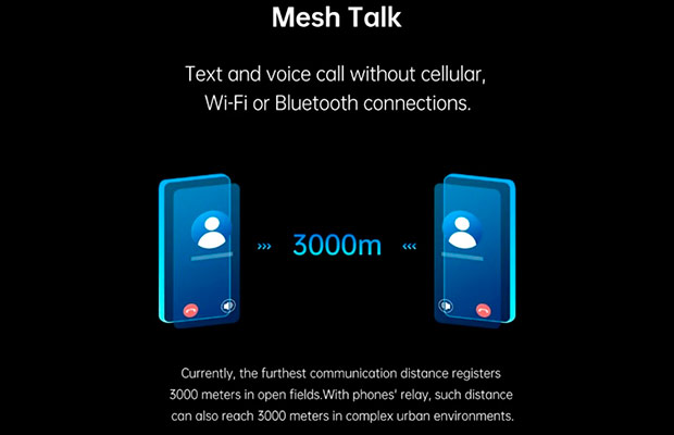 Oppo Mesh Talk выводит технологию «Walkie Talkie» на новый уровень
