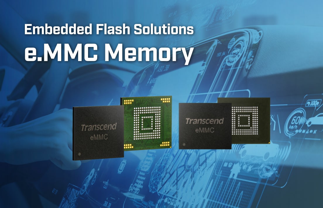 Transcend представила высокопроизводительные и компактные модули памяти e.MMC
